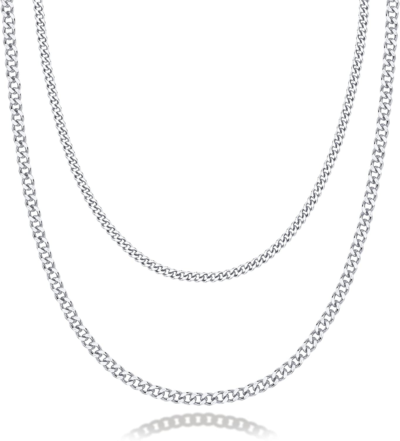 230816064546474_1 PAVOI 14K Gold Plated Dainty Layering Necklaces for Women | Snake Chain, Curb Link, Paperclip Layered Chains - Image 1